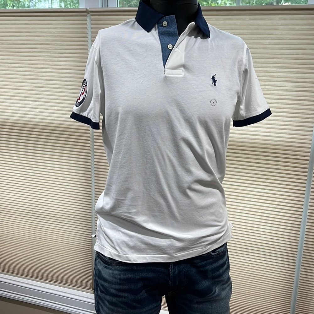Polo Ralph Lauren M Americana white polo shirt.